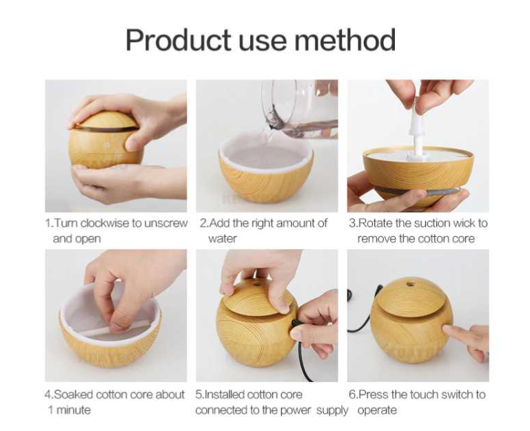 BowLift | Mini Humidifier - Mini Desk Humidifier