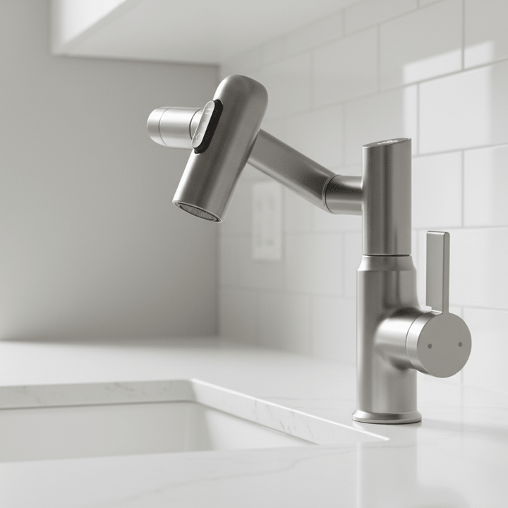 LUSTRAFLOW 360° faucet with LED temperature display | Bowlift