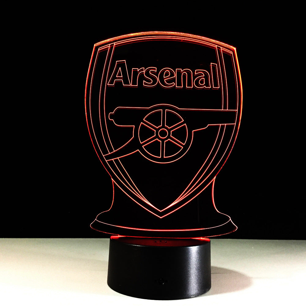 BowLift | Football Arsenal 3D Optical Illusion Lamp