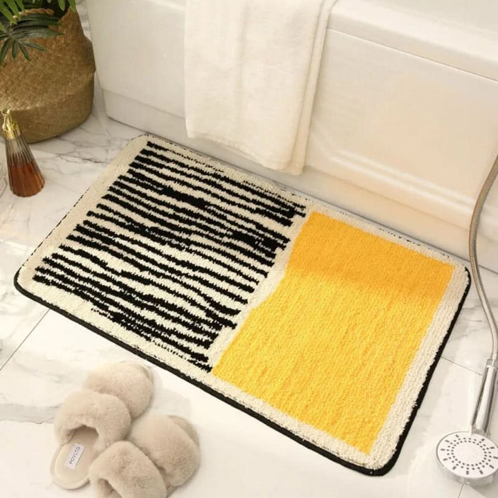 BowLift | Abstract Non-Slip Bath Mat – Soft Luxury Design