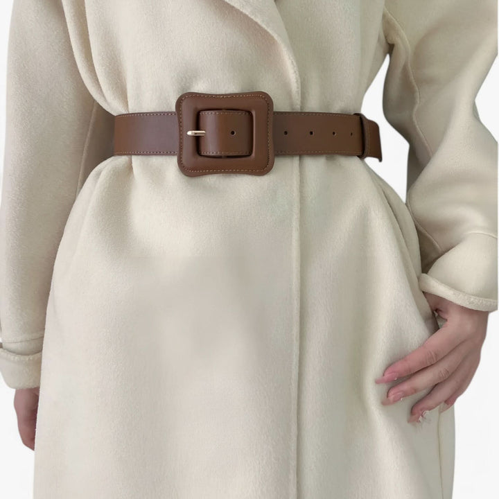 BowLift | Women’s Wide Leather Belt Vintage High Waist with Adjustable Buckle