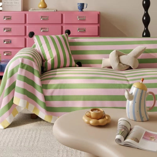 BowLift | Atelier Pastel Striped Sofa Cover