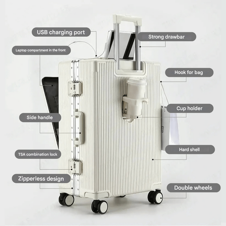 BowLift | Hard Carry-On Suitcase – Manhattan Pro