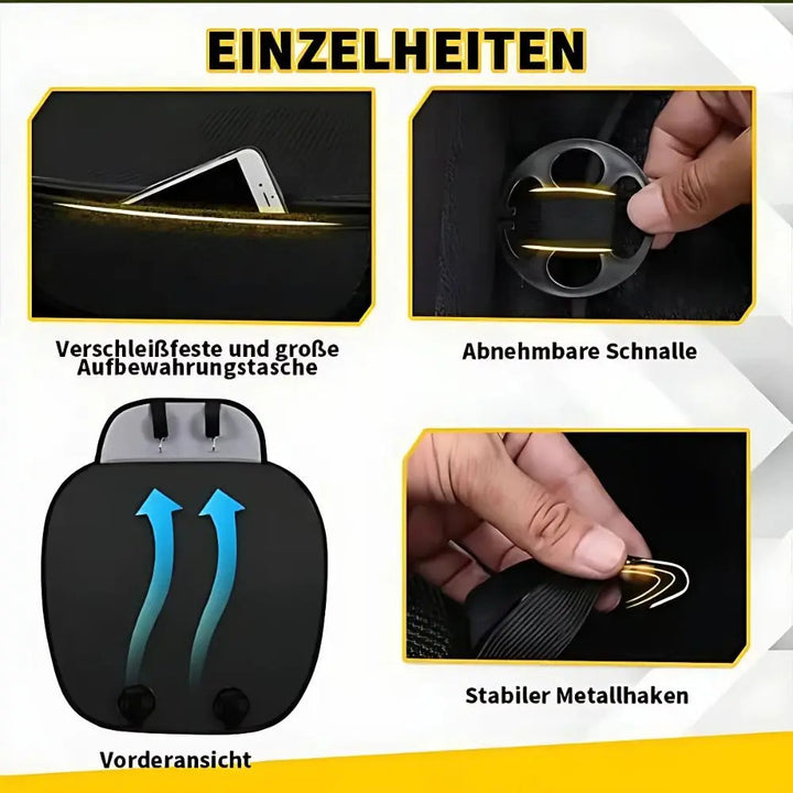 BowLift | Breathable car seat covers made of ice silk with non-slip back