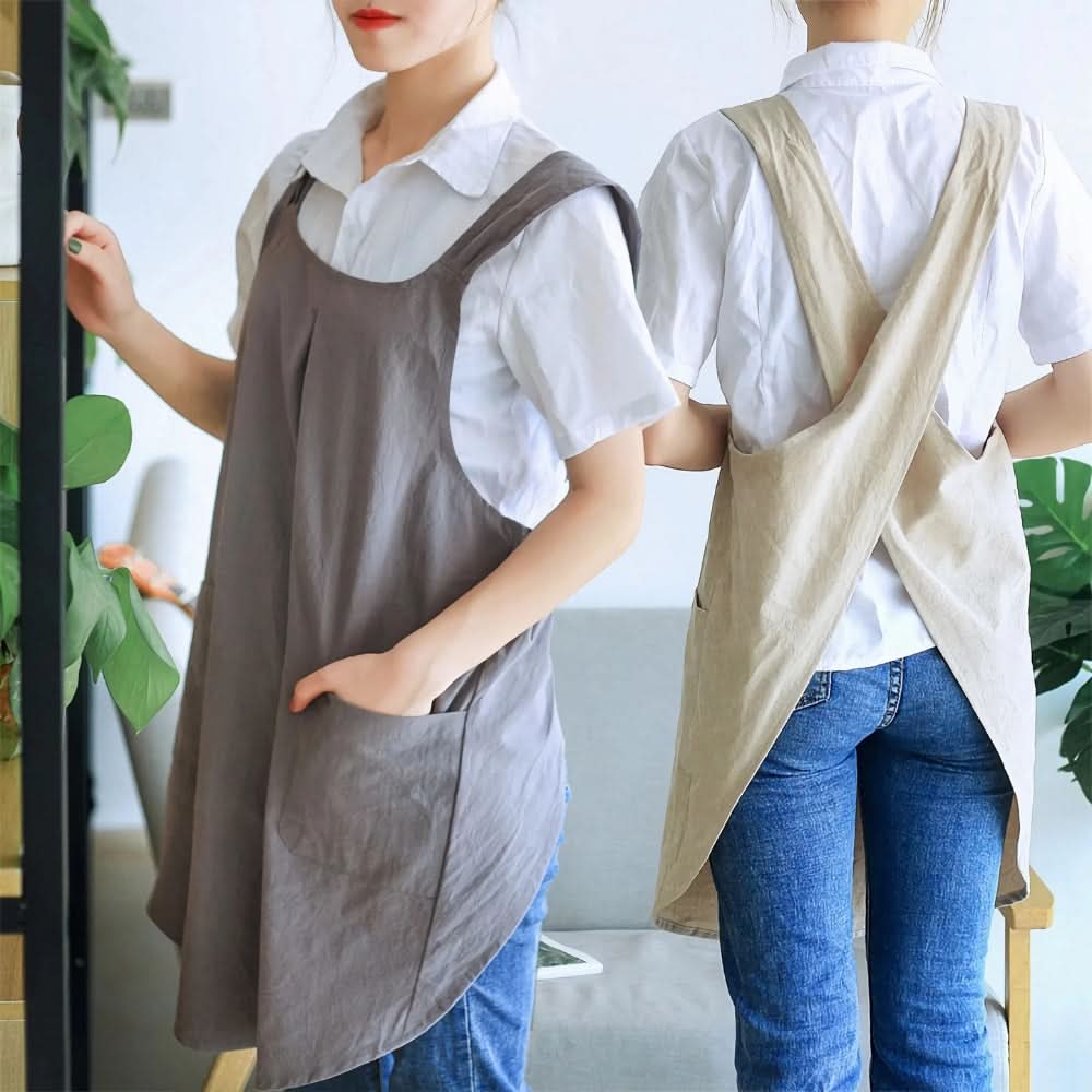 BowLift | Elegant apron with crossed back for crafting