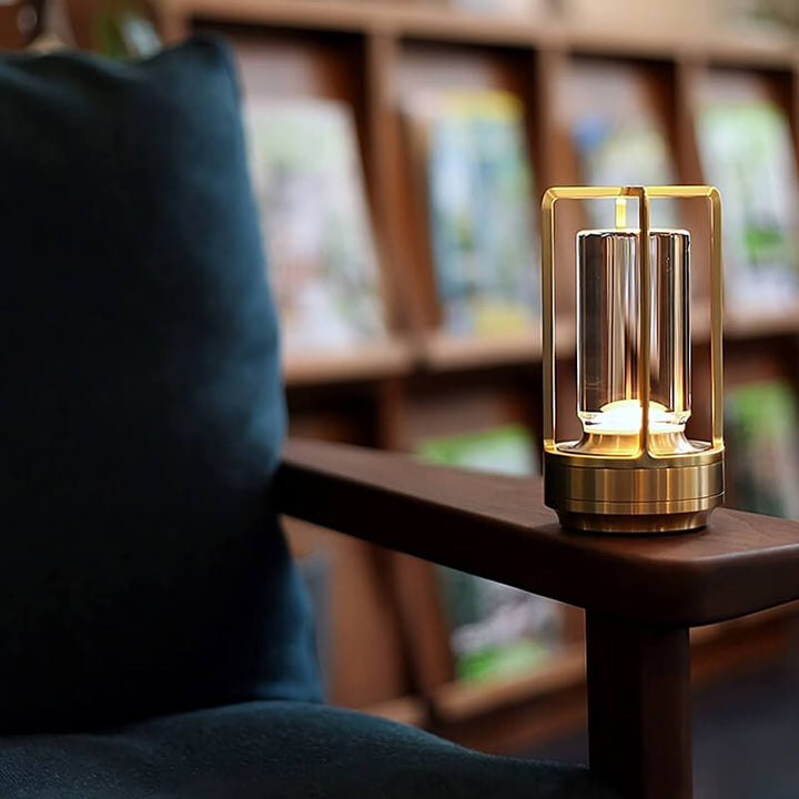 BowLift | Auralight Wireless Table Lamp Crystal Glass Touch Control