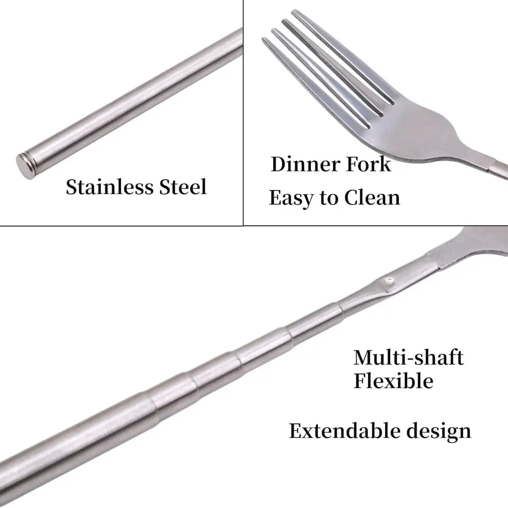 BowLift | Expandable Stainless Steel Fork – For surprising fork gags & festive mood