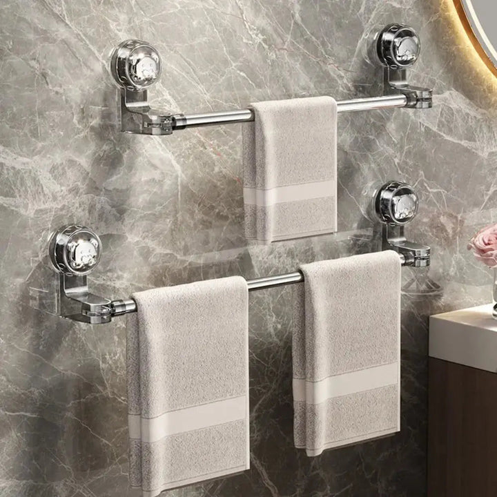 BowLift | FlexiGrip Towel Holder — Unleash your spatial freedom with stylish organization without drilling holes!