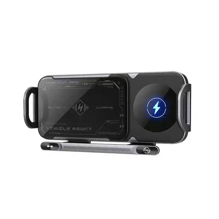 BowLift | Car device holder with charging function – Automatic grip & wireless charging