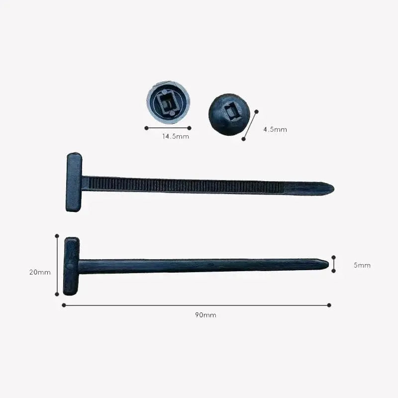 BowLift | Auto cable tie buckles – Tool-free attachment