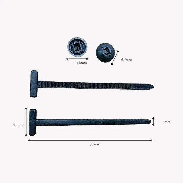 BowLift | Auto cable tie buckles – Tool-free attachment