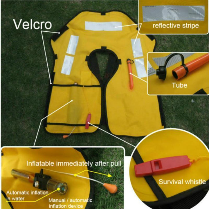 BowLift | Swimming Life Vest Fishing Jacket 5 Sec Automatic Inflatable Survival