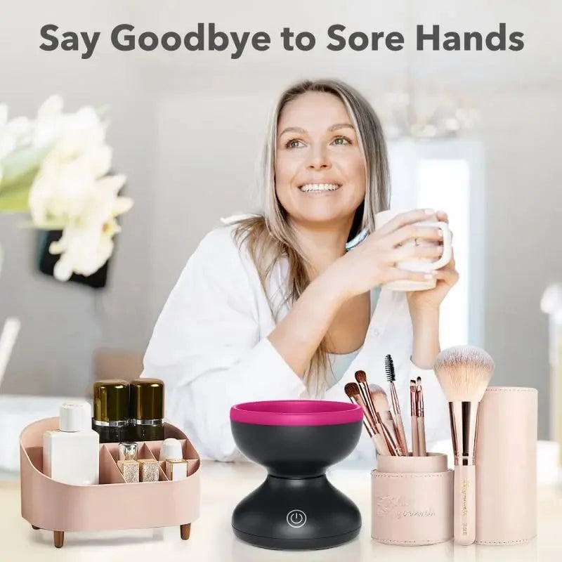 BowLift | Automatic Makeup Brush Cleaner — USB-powered Deep Cleaning Device