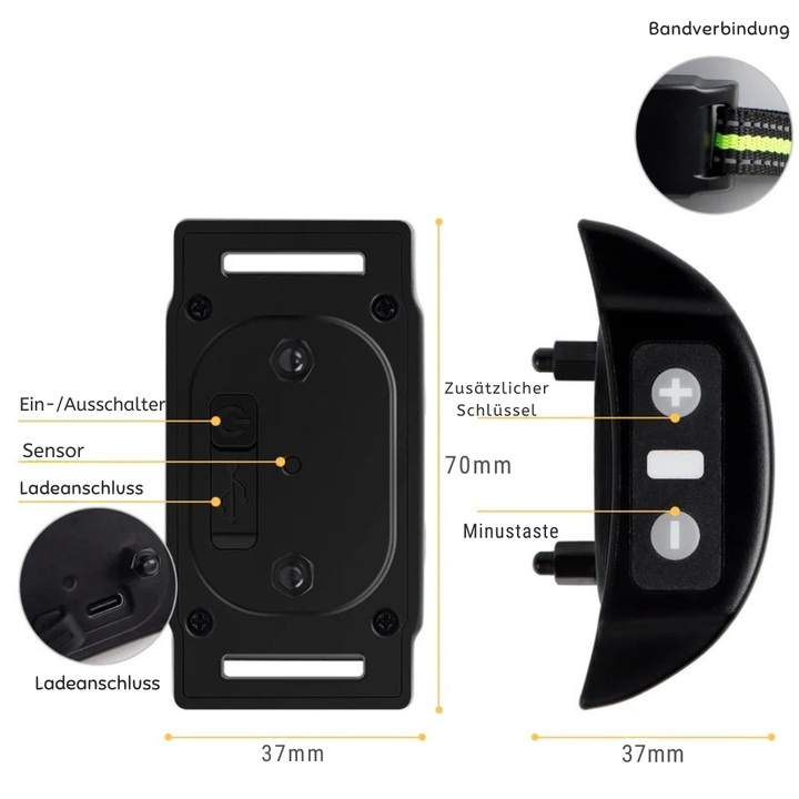 Automatic Anti-Bark Collar with Sound & Shock Bowlift