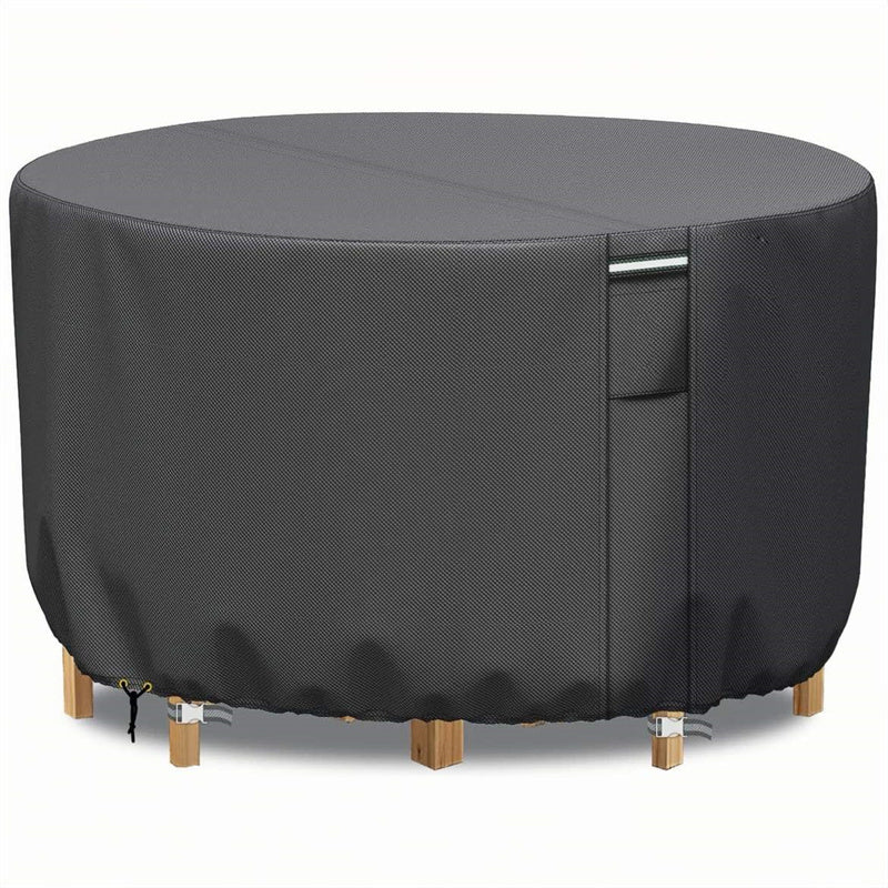 BowLift | Round Waterproof Garden Furniture Cover | Heavy-Duty, UV-Resistant & Adjustable for Outdoor Tables and Chairs