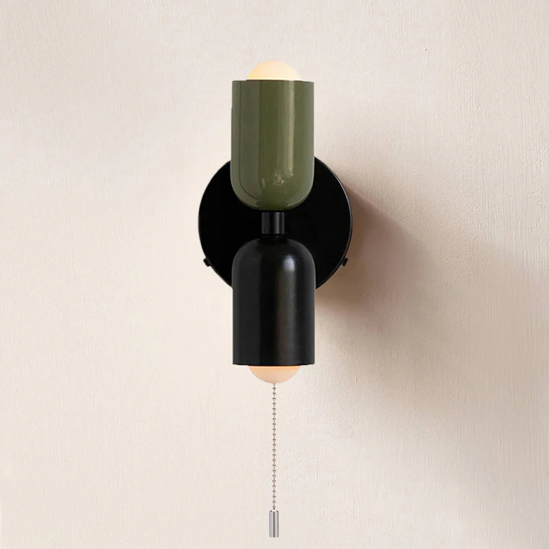 BowLift | Wall Light Modern Dual Glass Sconce Fixture