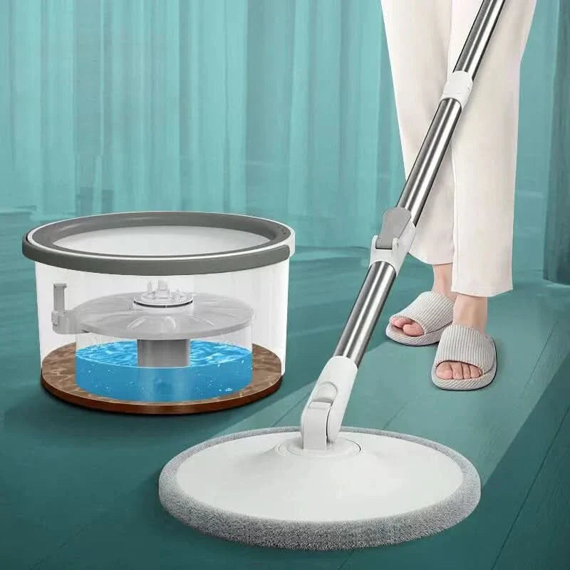 BowLift | Self-Cleaning Spin Mop with Dual-Chamber Bucket