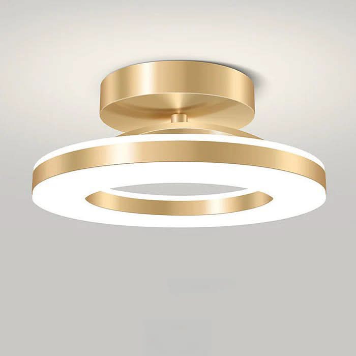 BowLift | ZAYNO Black LED Ceiling Light – Modern Flush Mount