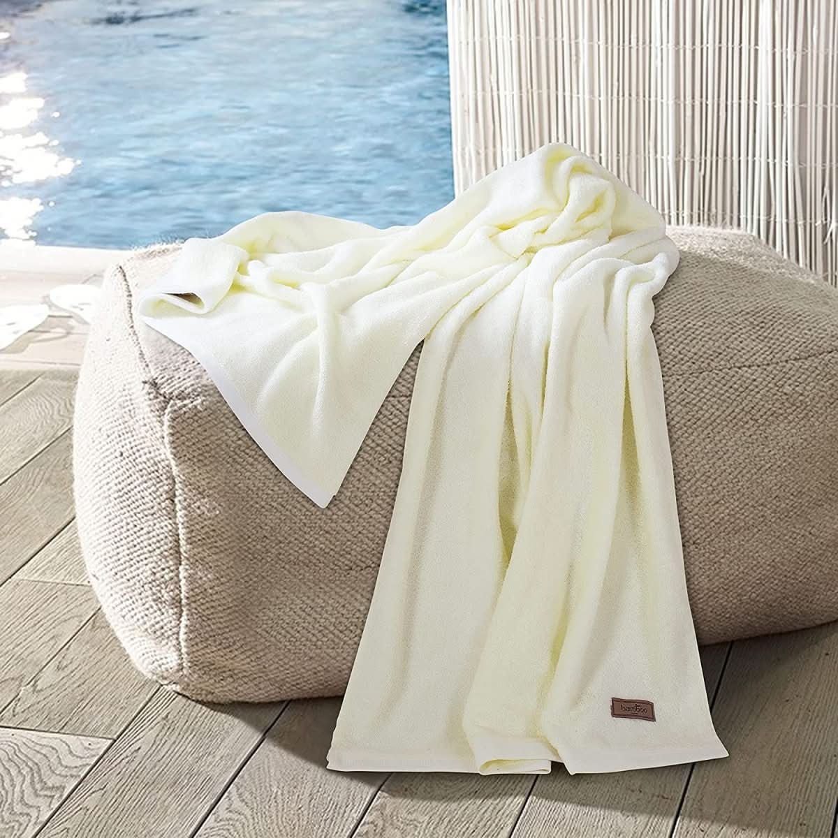 BowLift | Neravia Bamboo Essence Towel | Soft, Highly Absorbent & Antibacterial | Premium Bamboo Fiber | Sustainable Spa Towel
