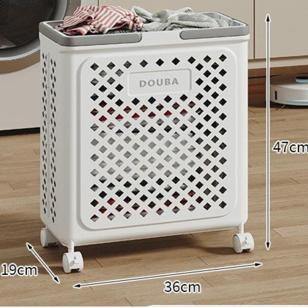 BowLift | Collapsible laundry basket with wheels