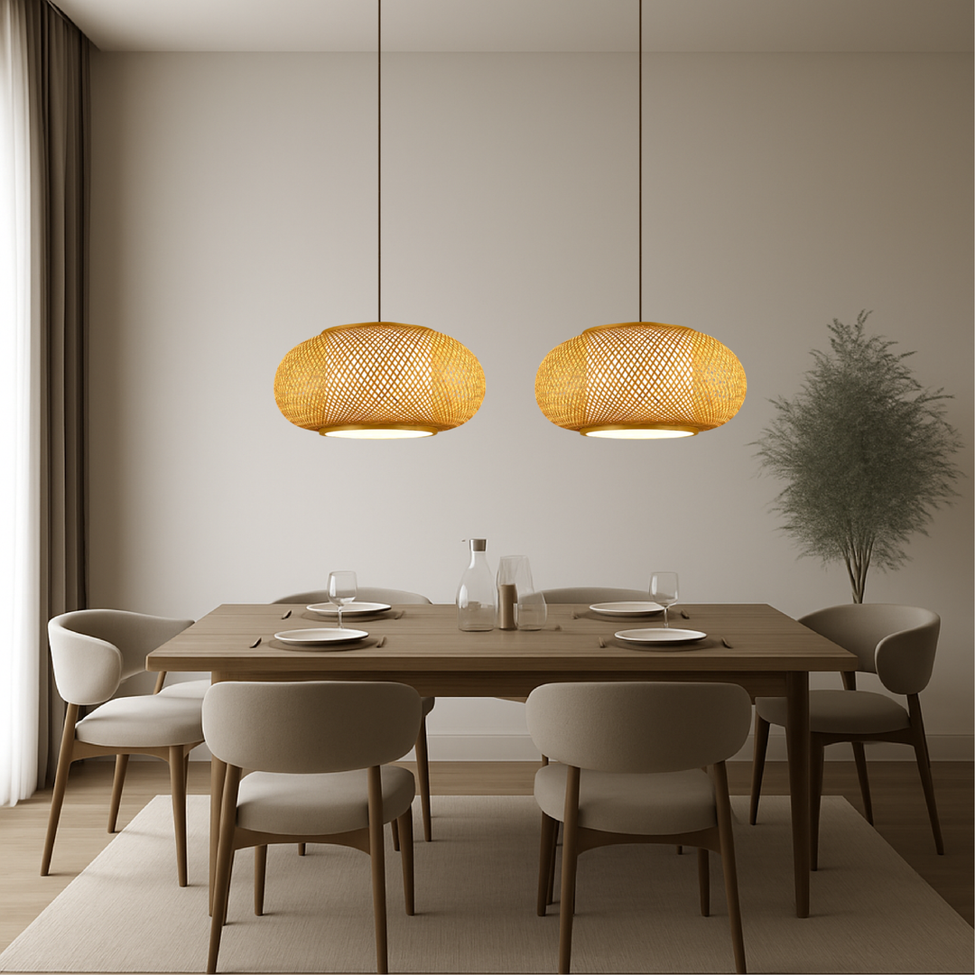 BowLift | Bamboo Pendant Lamp with Natural Design