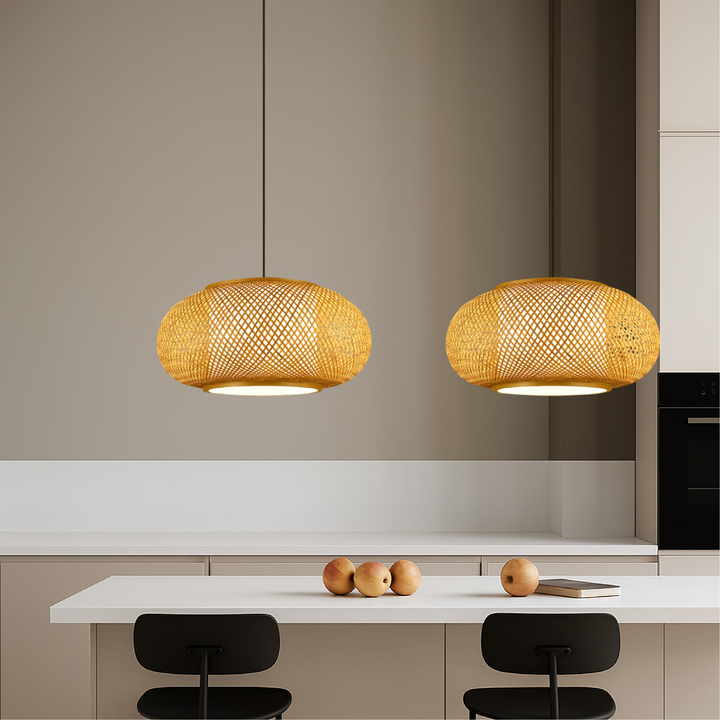 BowLift | Bamboo Pendant Lamp with Natural Design