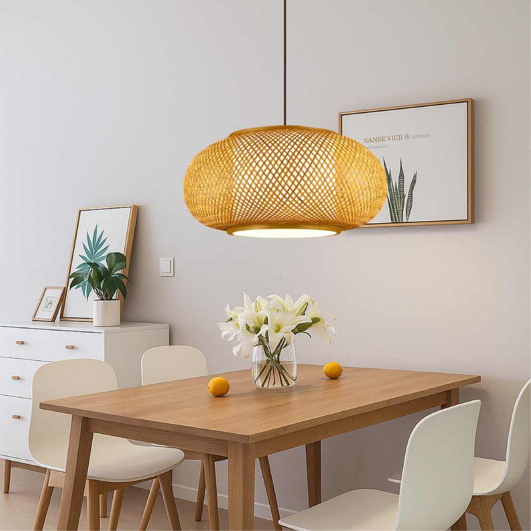 BowLift | Bamboo Pendant Lamp with Natural Design