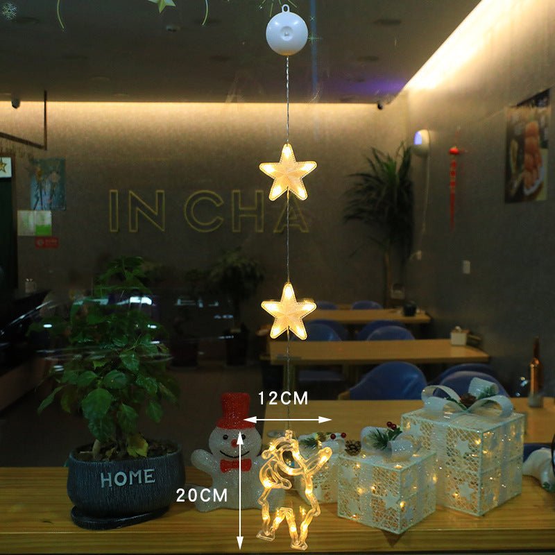 BowLift | LED Christmas lights with suction cups for glass and mirrors