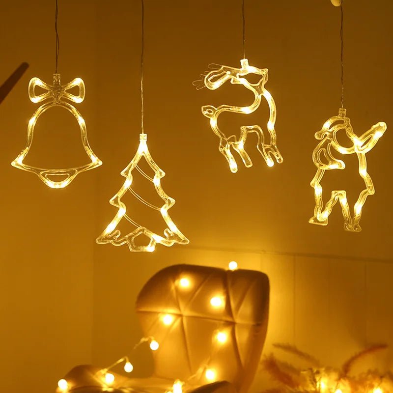 BowLift | LED Christmas lights with suction cups for glass and mirrors