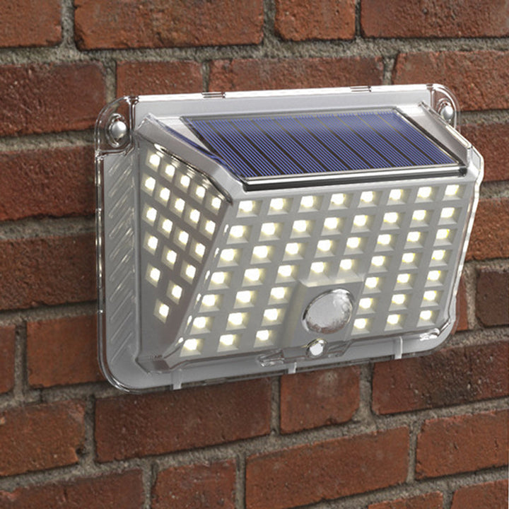 Modern Simplicity Solar Waterproof Triangle Silicone ABS PC LED Outdoor Wall Sconce Lamp For Outdoor Patio | Bowlift