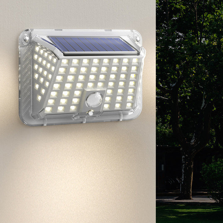 Modern Simplicity Solar Waterproof Triangle Silicone ABS PC LED Outdoor Wall Sconce Lamp For Outdoor Patio | Bowlift