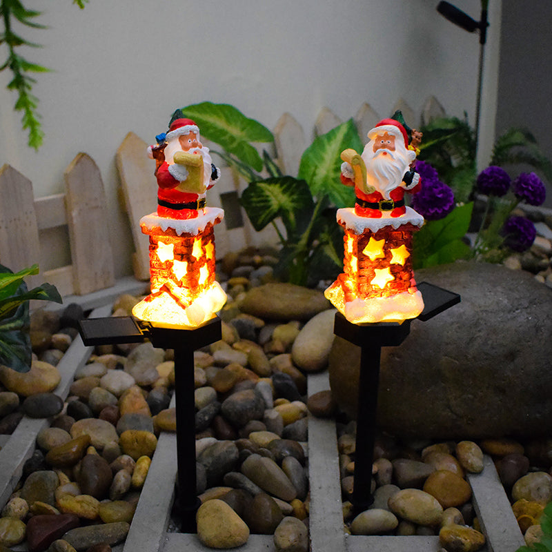 BowLift | SantaGlow – Solar Powered Santa Claus Chimney Outdoor LED Light