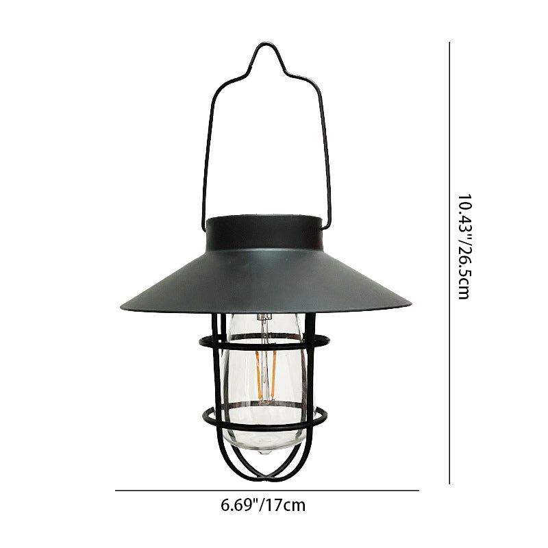 Modern Minimalist Solar Cylinder Hollow Out Iron Plastic LED Outdoor Light For Garden | Bowlift
