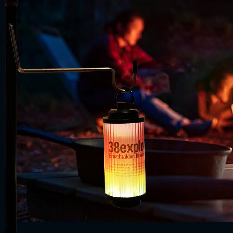 Modern Minimalist Portable Cylinder Metal ABS USB LED Outdoor Light For Garden | Bowlift