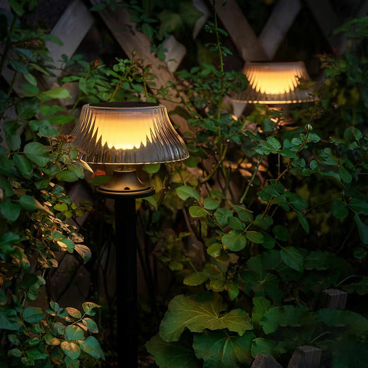 Modern Minimalist Round Half Ball Long Pole Iron ABS LED Ground Plug Outdoor Light For Garden | Bowlift
