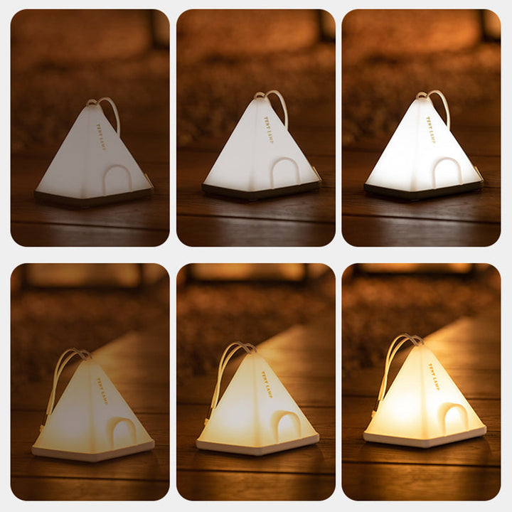Contemporary Creative Tent Shape Triangle ABS PP LED Outdoor Light For Outdoor Patio | Bowlift