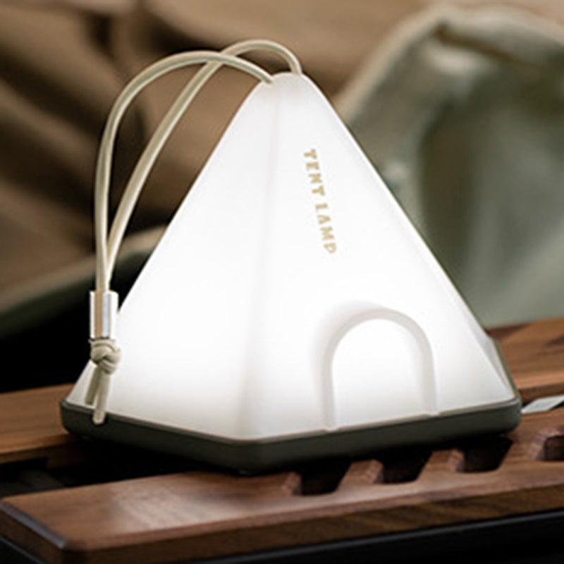 Contemporary Creative Tent Shape Triangle ABS PP LED Outdoor Light For Outdoor Patio | Bowlift