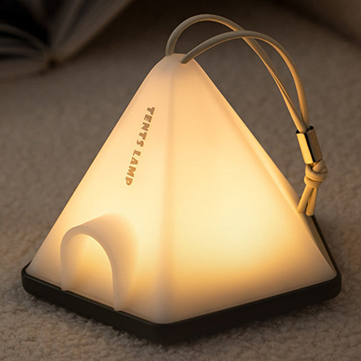 Contemporary Creative Tent Shape Triangle ABS PP LED Outdoor Light For Outdoor Patio | Bowlift