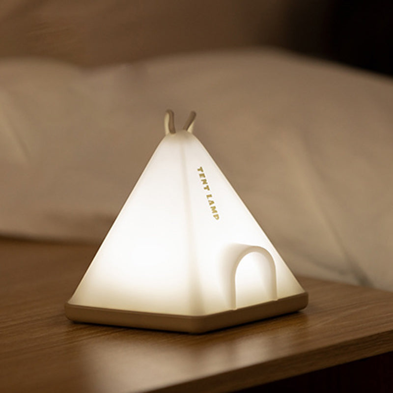 Contemporary Creative Tent Shape Triangle ABS PP LED Outdoor Light For Outdoor Patio | Bowlift