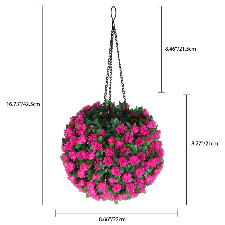 Modern Art Deco Round Flower Bouquet Plastic LED Outdoor Light For Garden | Bowlift