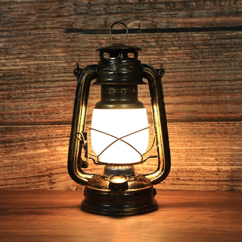 BowLift | Traditional Vintage Round Horse Lamp Iron Acrylic LED Table Lamp for the Living Room
