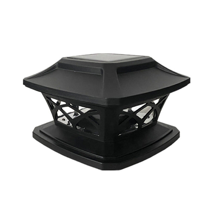 Modern Simplicity Square Plastic LED Post Head Light Outdoor Light For Garden | Bowlift