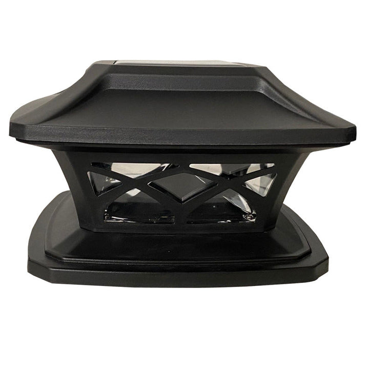 Modern Simplicity Square Plastic LED Post Head Light Outdoor Light For Garden | Bowlift