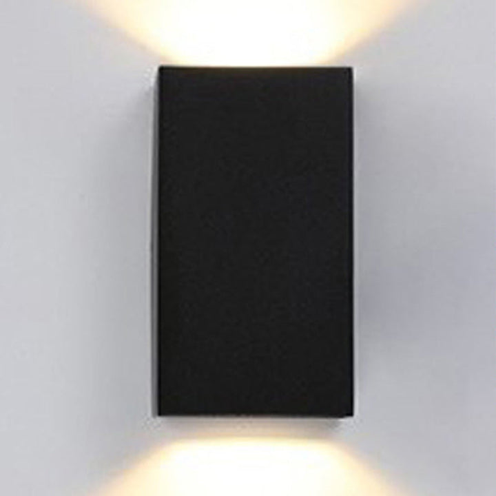 Modern Minimalist Waterproof Rectangular Aluminum LED Outdoor Wall Sconce Lamp For Outdoor Patio | Bowlift
