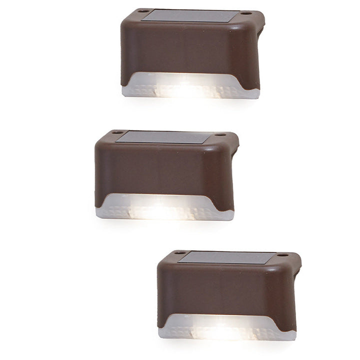 Modern Minimalist Solar Waterproof Rectangular Plastic LED Outdoor Light For Garden | Bowlift