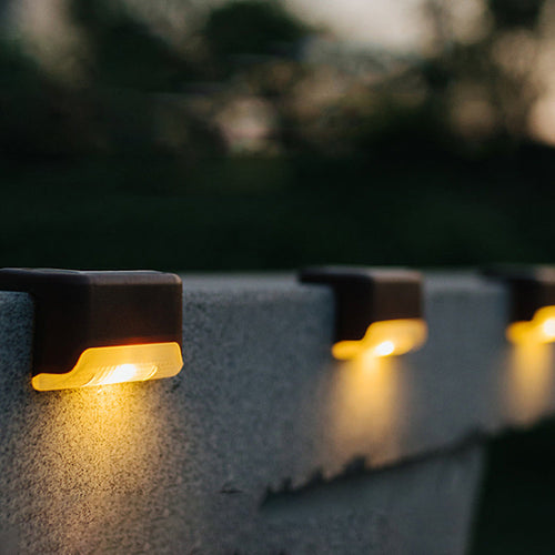 Modern Minimalist Solar Waterproof Rectangular Plastic LED Outdoor Light For Garden | Bowlift