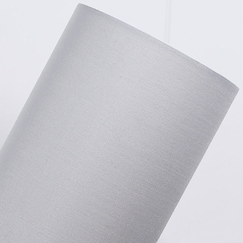 BowLift | Traditional Japanese Cylinder Wood Fabric 1-Light Table Lamp for the Living Room