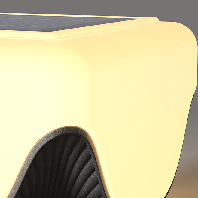Contemporary Creative Flower Iron Plastic LED Post Head Light For Garden | Bowlift