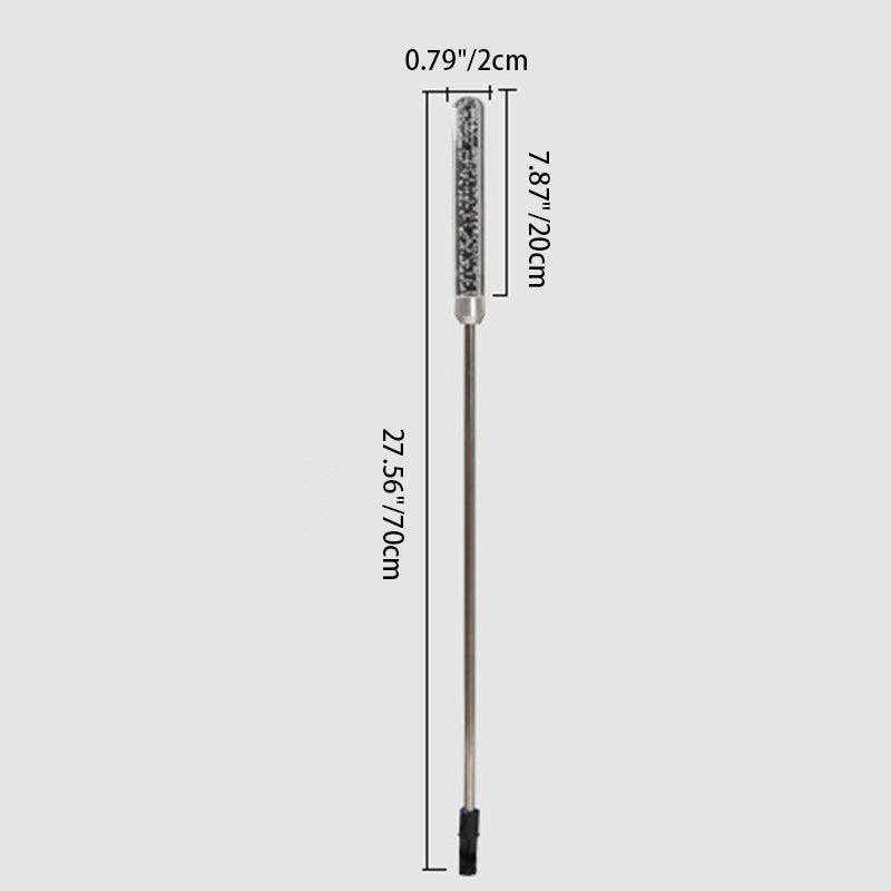 Contemporary Scandinavian Waterproof Cylinder Oval Reed Bubbles Stainless Steel Acrylic LED Outdoor Lawn Landscape Lamp For Outdoor Patio | Bowlift