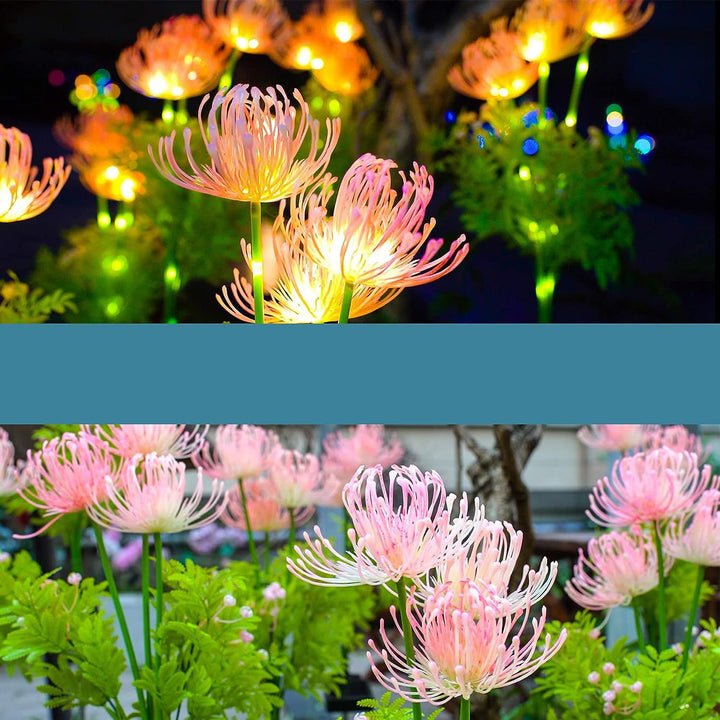 Modern Minimalist Solar Waterproof Simulation Petals Blade ABS Stainless Steel LED Ground Plug Landscape Lamp For Garden | Bowlift
